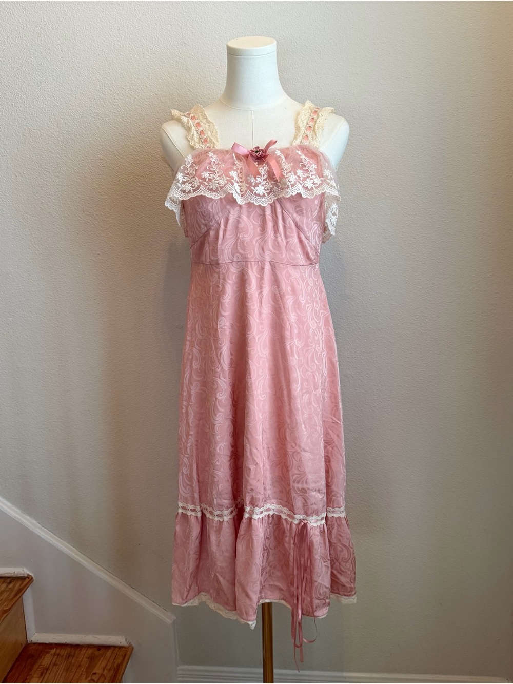 Lacemade Pink Dress and Corset - Picture 2 of 8